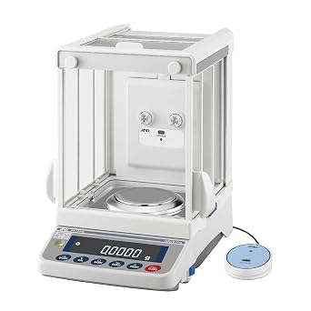 A&D Weighing GX-124AE 122 g, 0.0001 g, Apollo Analytical Balance with Internal Calibration and Built-in Ionizer -