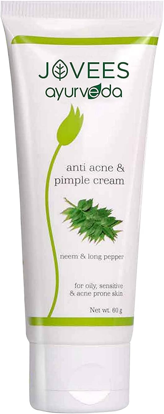 QURAJovees Ayurveda Neem & Long Pepper Anti Acne and Pimple Cream, 60g