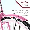 Tracer Nova Beach Cruiser Bike for Women,26 Inch Wheels,Hi Ten Steel Frame,1 Speed,Coaster Brake,Hybrid Bike for Adults,Complete Cruiser Bikes,Pink #1