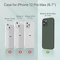 Vista 564 de Miracase Funda diseñada para iPhone 13 Pro Max con protector de pantalla, [forro de microfibra suave antiarañazos], funda protectora de silicona