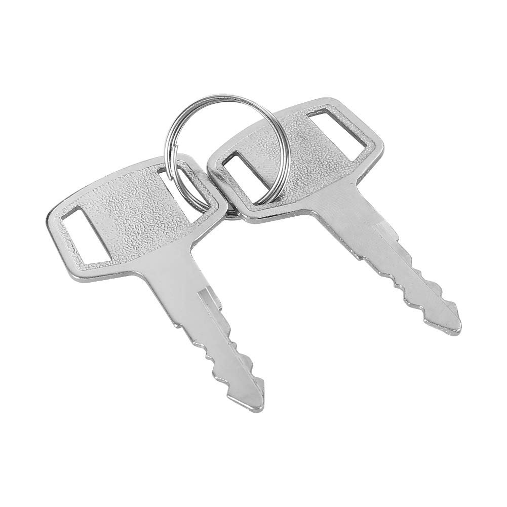 chiave universale blocchetto + Interruttore di accensione, interruttore di avviamento a chiave di accensione impermeabile con scavatore di cavi a 6 terminali 2 chiavi per Kobelco SK200-3 SK200-5 SK120