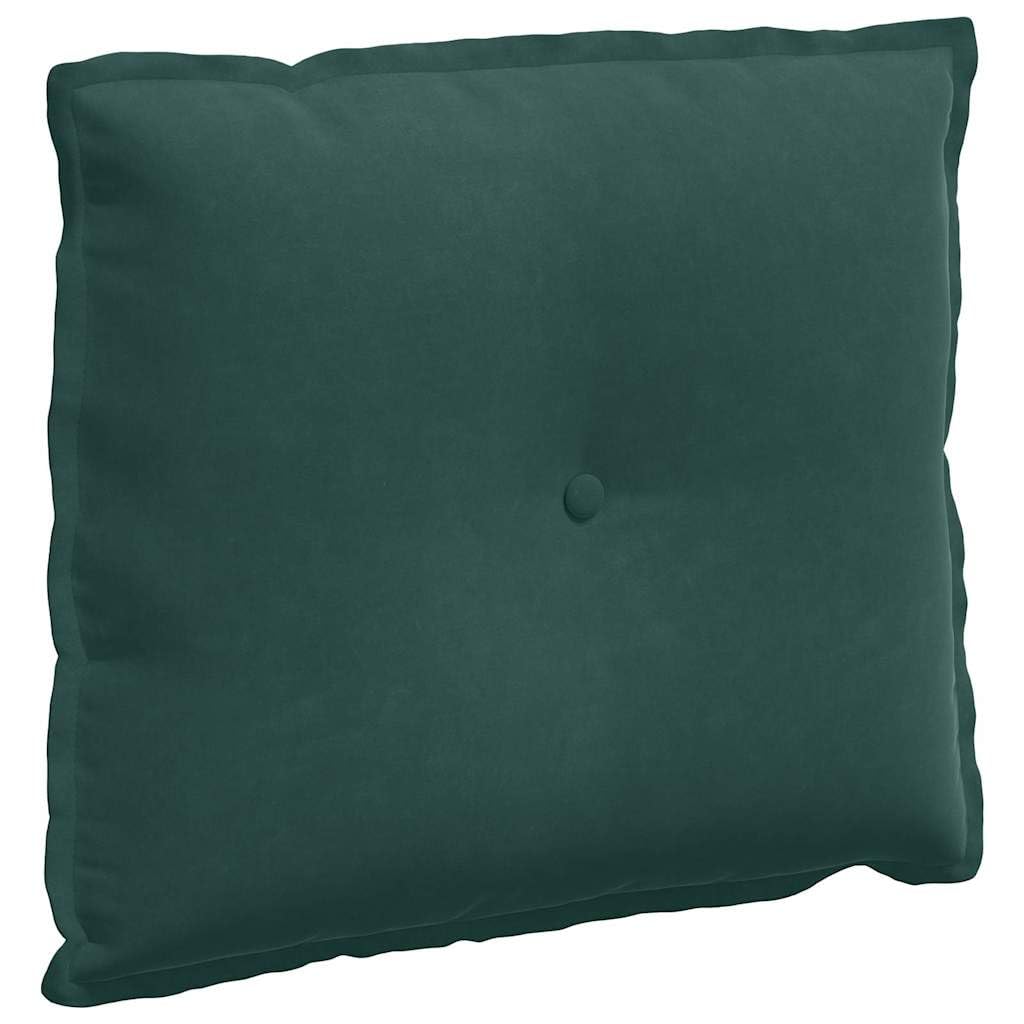 Coussin de dos vert foncé enveloppant : l'oreiller idéal contre la fatigue