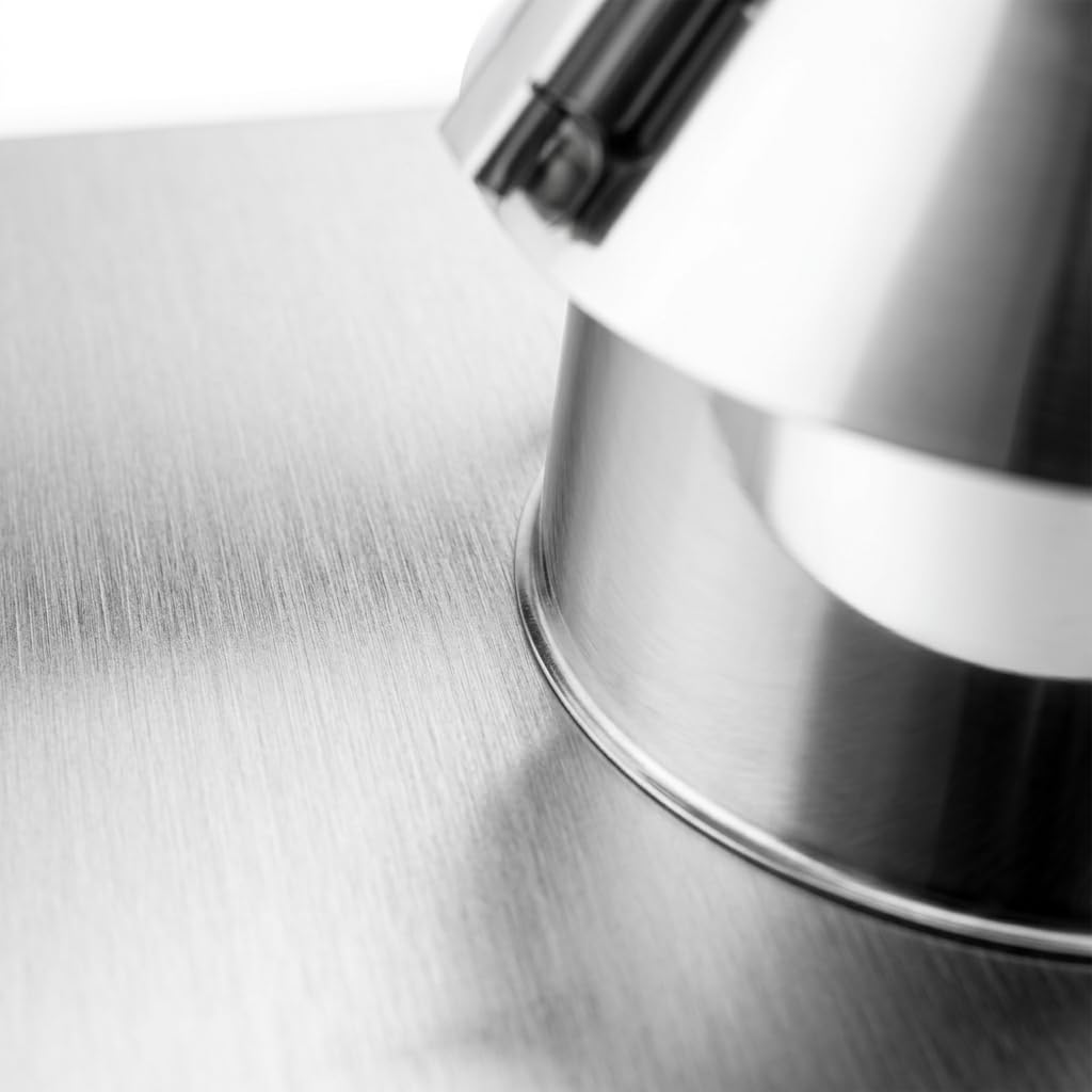 MAKA Faldale Piano con Scossalina per Canna Fumaria in Acciaio Inox, Passaggio Tetto Piano con Fascia Parapioggia (Ø 130 mm, Inox)
