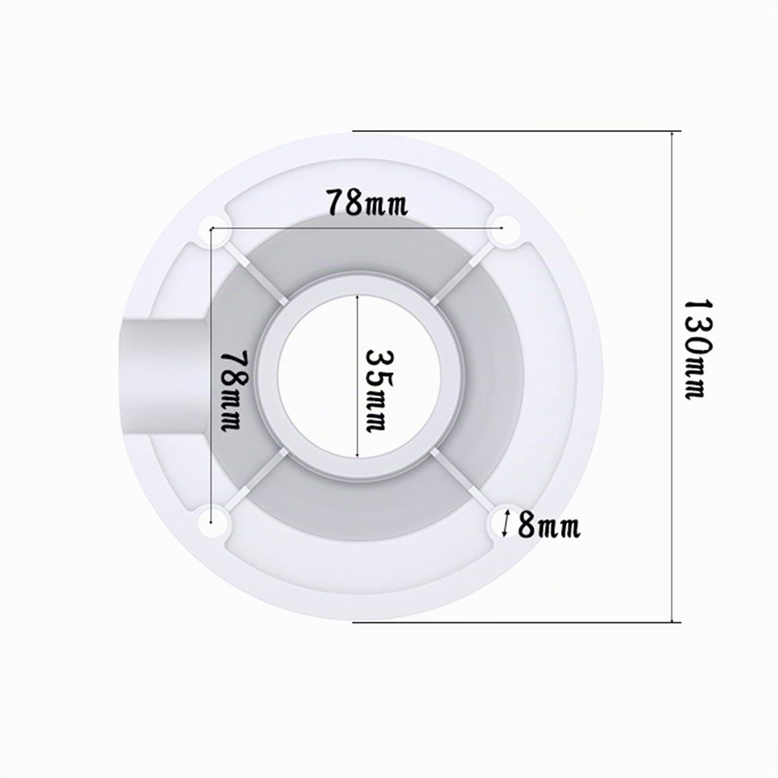WiTi Poste de Montaje Extensible para cámaras de vigilancia de Seguridad, 40 CM-60 CM Ajustable Soporte de Montaje en Techo para cámara IP CCTV, Metal Sólido Recubrimiento en Aerosol en Polvo