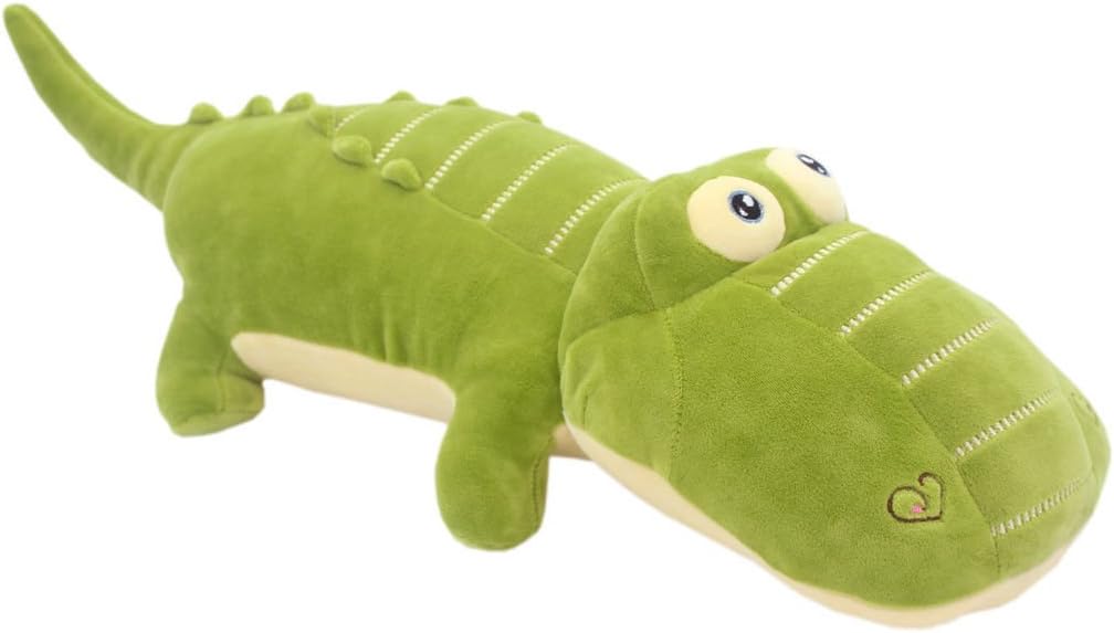 TAGLN Stuffed Animals Toys Alligator The Crocodile Plush Pillows Green 20 Inch