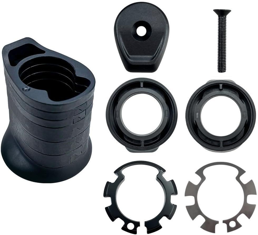 Headset Spacers for Road for Bike, Cable Routing Adaptor for Trek, Engineering Plastic Headset Gasket Set with Cover, for Bike Frame and Handlebar Adapter(Headset Gasket Set)