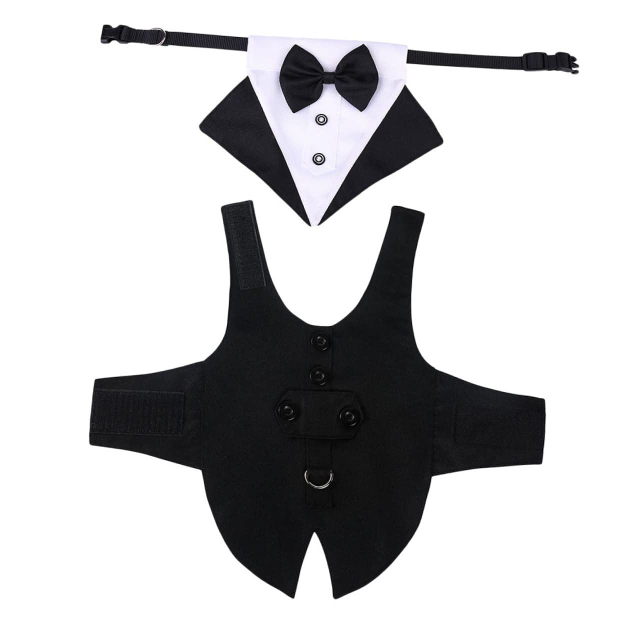 Smoking pour chien et bandana costume de cosplay Hemobllo pour fêtes