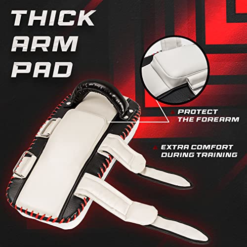 Yes4All Boxing Strike Curved Thai Pad Mma Strike Shield For Knees Elbows Kicks Punches, Coaching Extra Padding For Sparring For Kickboxing & Self Defense - Sold In Pairs #TOP1