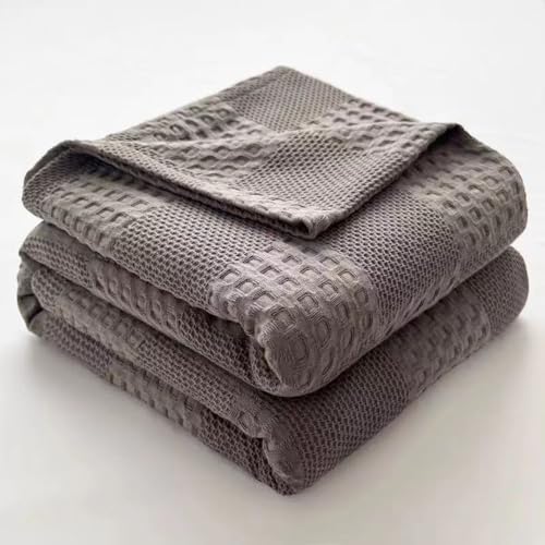 Manta Boho para Cama, Manta De Lujo Ultra Suave 100% Algodón, Colcha Rústica De Otoño, Mantelería De Decoración De Granja, Manta para Sofá, Sillón O Silla En La Sala De Estar,F,150x200cm