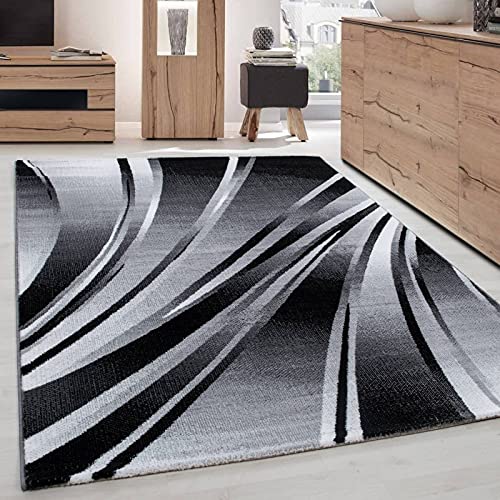 Tapis de couloir géométrique ondulé pour sublimer votre entrée moderne