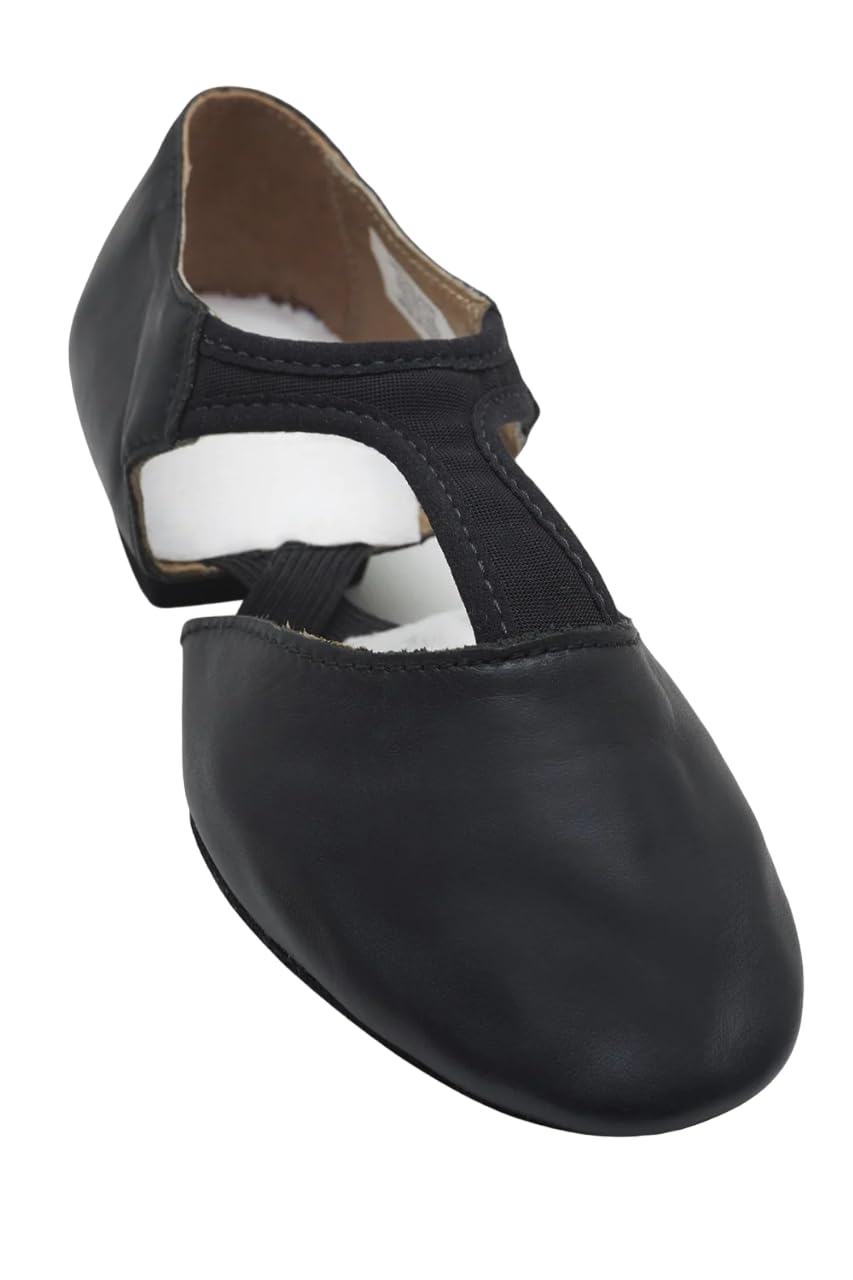 Bloch Scarpe per L'Insegnamento Elastosplit Greca ES0410L Donna Sport Danza Classica Allenamento Training Tracksuit Palestra Fitness Grecian Leather