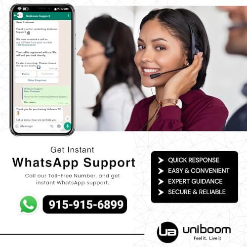 Image of Uniboom Optima Series 60 cm (24 Inch) HD Smart LED TV |Voice Control App, 30W Sonic Boom Speakers, 5000+ Free Movies, 500+ Apps, Mobile Remote & Screen Cast | Model 24S-ULT-AED