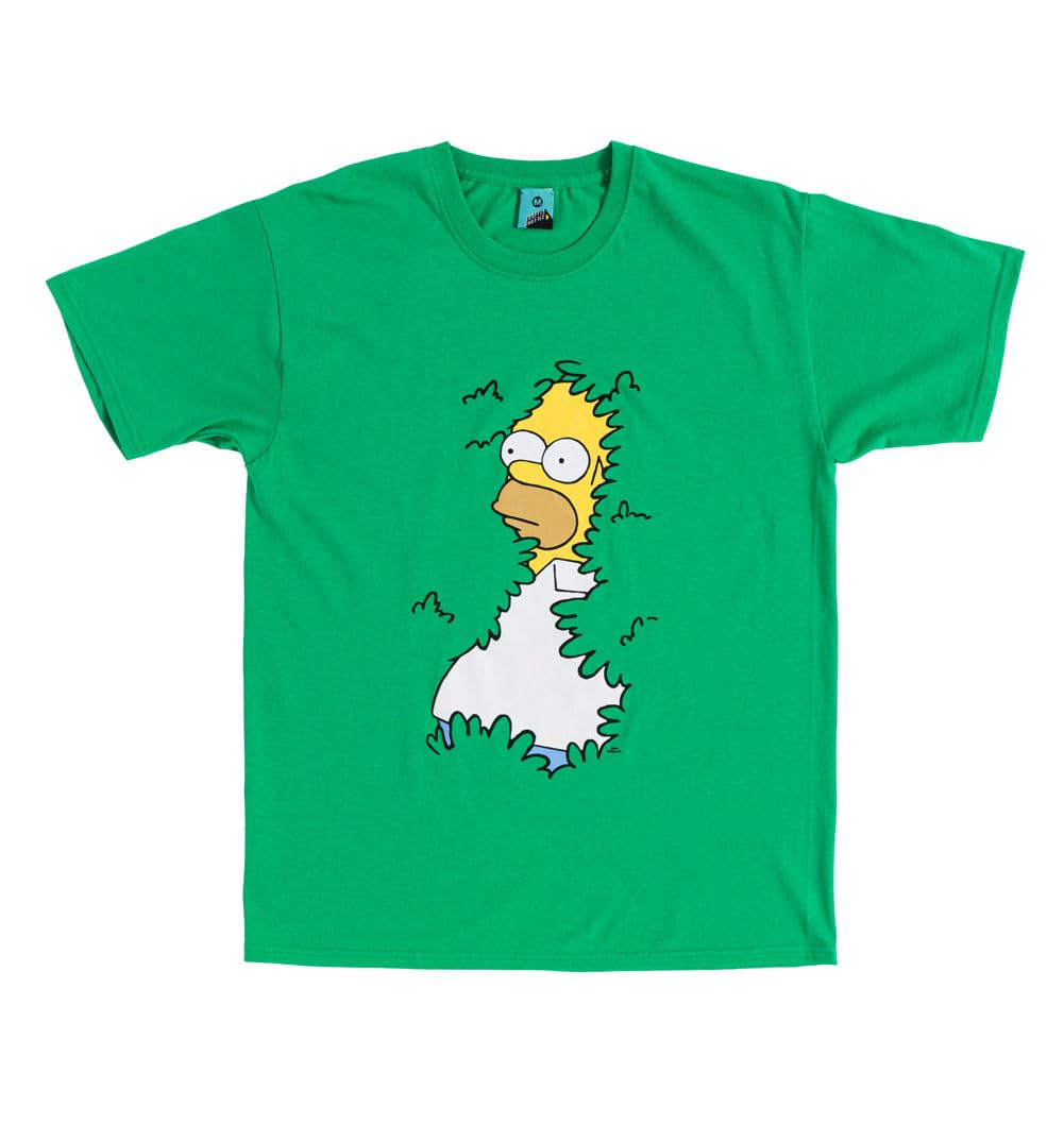 TruffleShuffle The Simpsons Homer Hedge Green T Shirt