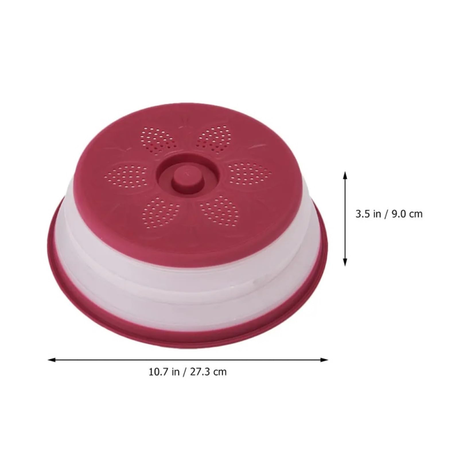 2 Pezzi Pieghevole Coperchio For Microonde Coperchio Riscaldante For Alimenti Coperchio Di Sfiato Vapore Anti-spruzzi For Piatti Ciotole Piatti Cestino