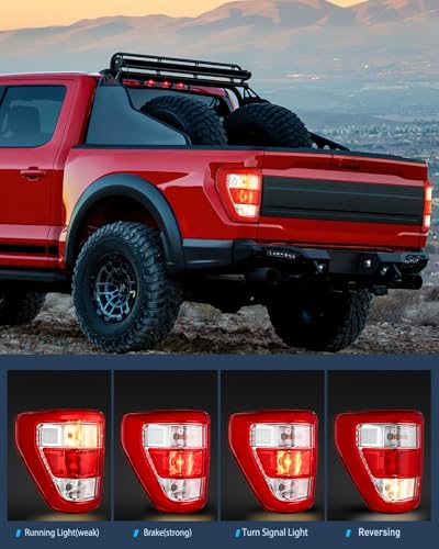 Image of Nilight Taillight Assembly for 2021 2022 2023 Ford F150 XL Pair