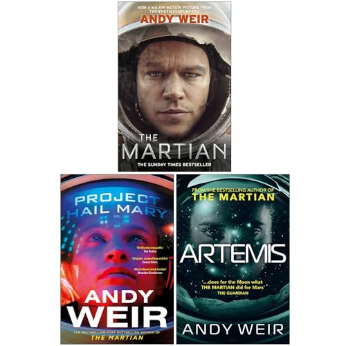 Image of Andy Weir 3 Books Collection Set (Project Hail Mary, Artemis, The Martian)