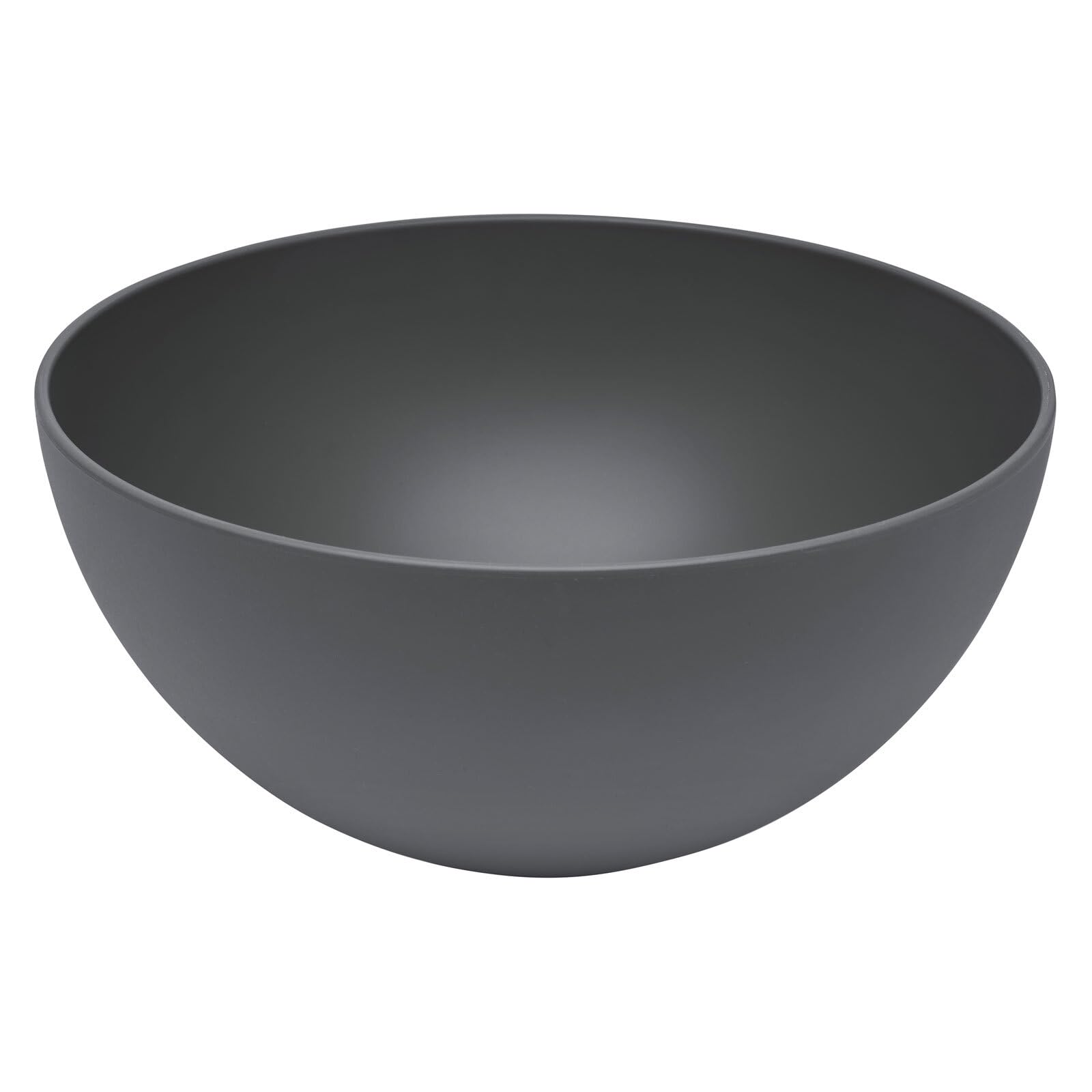 3er Set Magu Natur-Design Schüssel Anthrazit Ø 16, 20, 26 cm aus einem Polymer aus natürlichen Materialien Schüsselset Salatschüssel