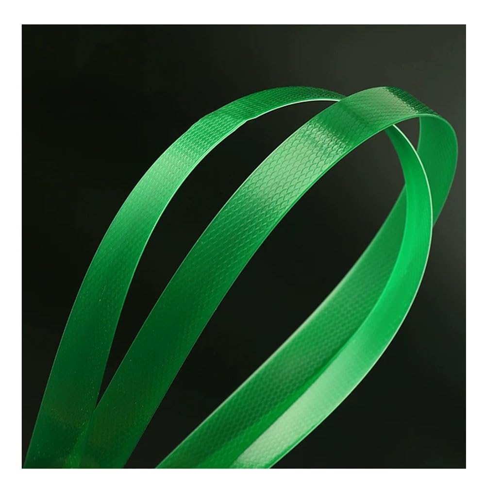 Grricepl Green Transparent Strapping Roll For Packaging & Banding, Uv, Water, And Rust Resistance,Lightweight Poly Strapping, 1450Lbs Break Strength(20Kg)