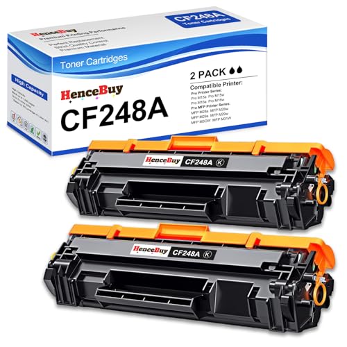 Image of Compatible Toner Cartridges for HP 48A CF248A Black 2-Pack | 48A Toner Cartridges for HP LaserJet Pro M15w M15a M16w M16a Toner LaserJet MFP M28w M28a M29w M29a M30w M31w Printer