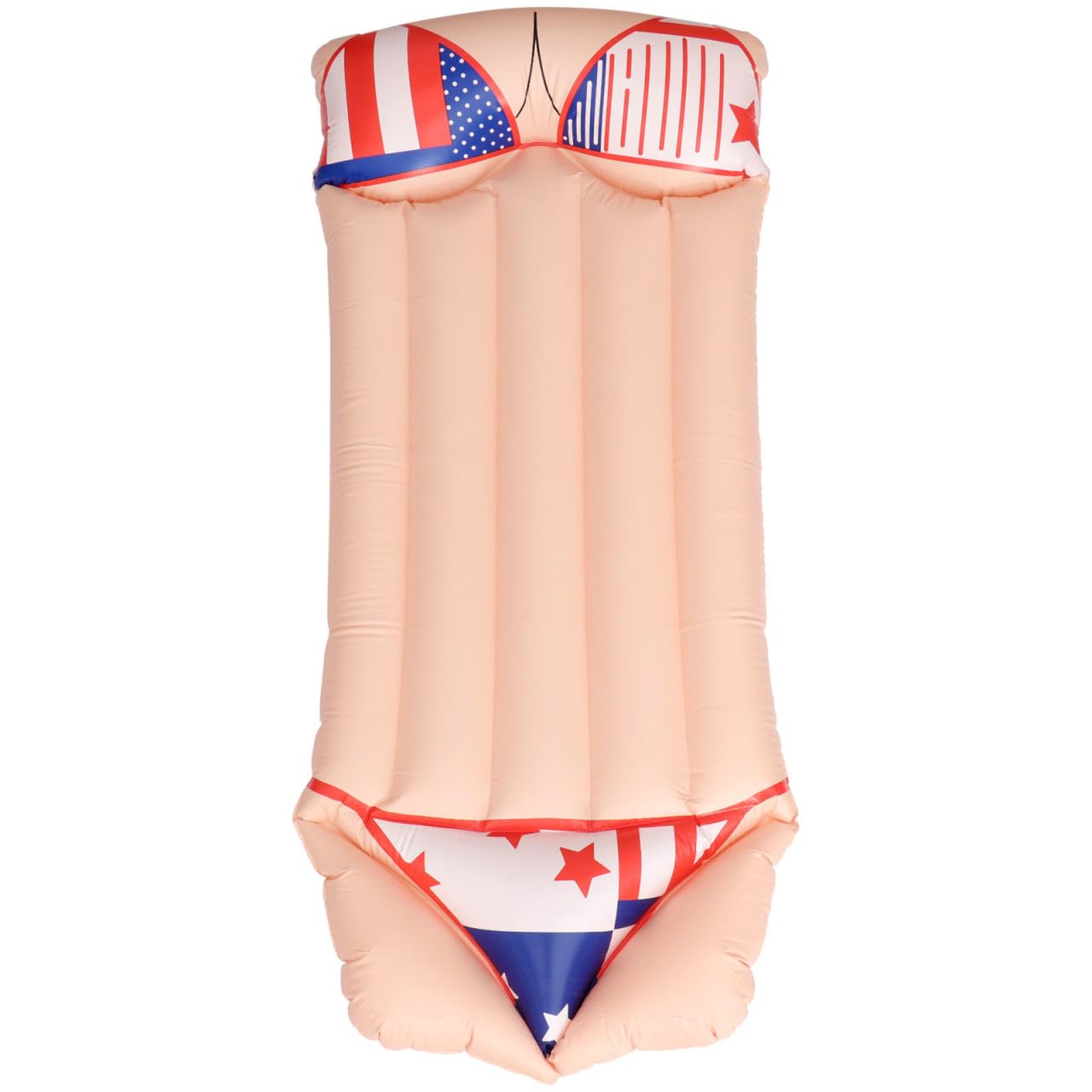 Matelas de Natation Gonflable Bikini 1 Pièce en PVC Rouge pour Adulte