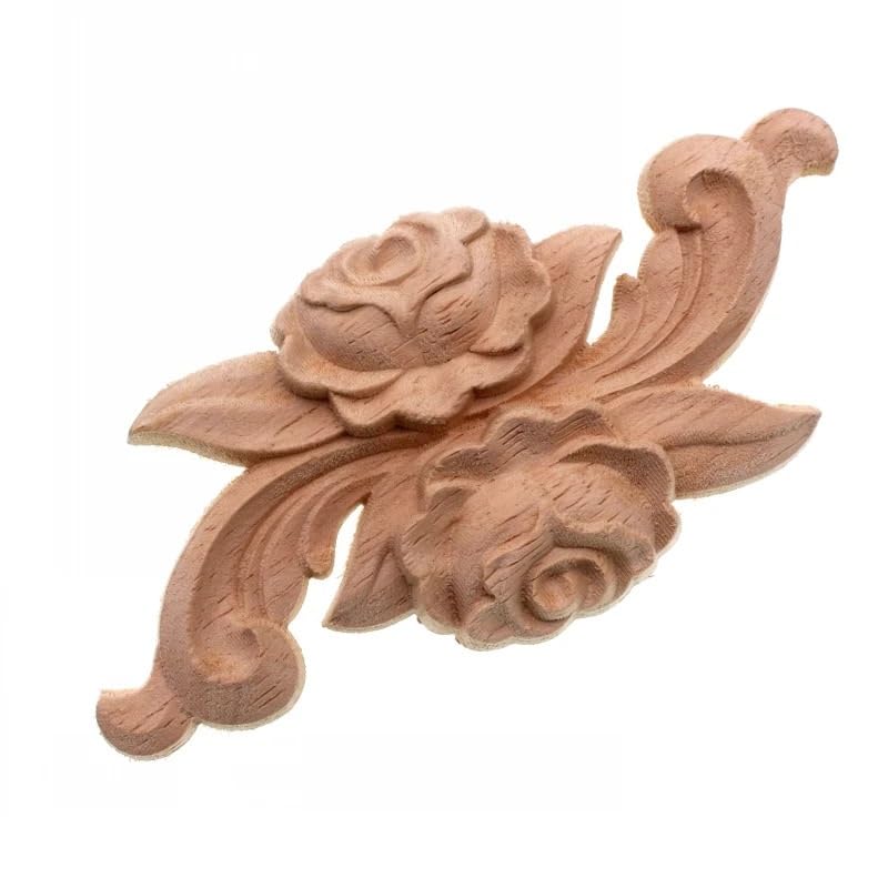 Moulure decorative bois de caoutchouc pour armoire et rénovation maison