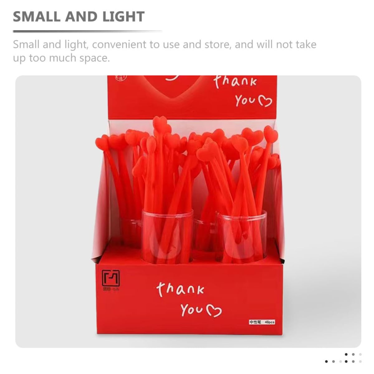 Alipis Set 10 Penne Sfera Gel Forma Cuore Rosse per Studenti Penna in Plastica Scrittura Scorrevole e Facile da Usare per Scuola e Ufficio