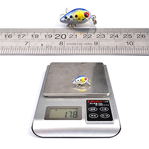 Juemenzhe ルアー 釣具セット クランクベイト ジャークベイト ミノー 10個 2g 3cm 管釣り クランク バス トラウト 淡水海水対応 DW1082 6枚目