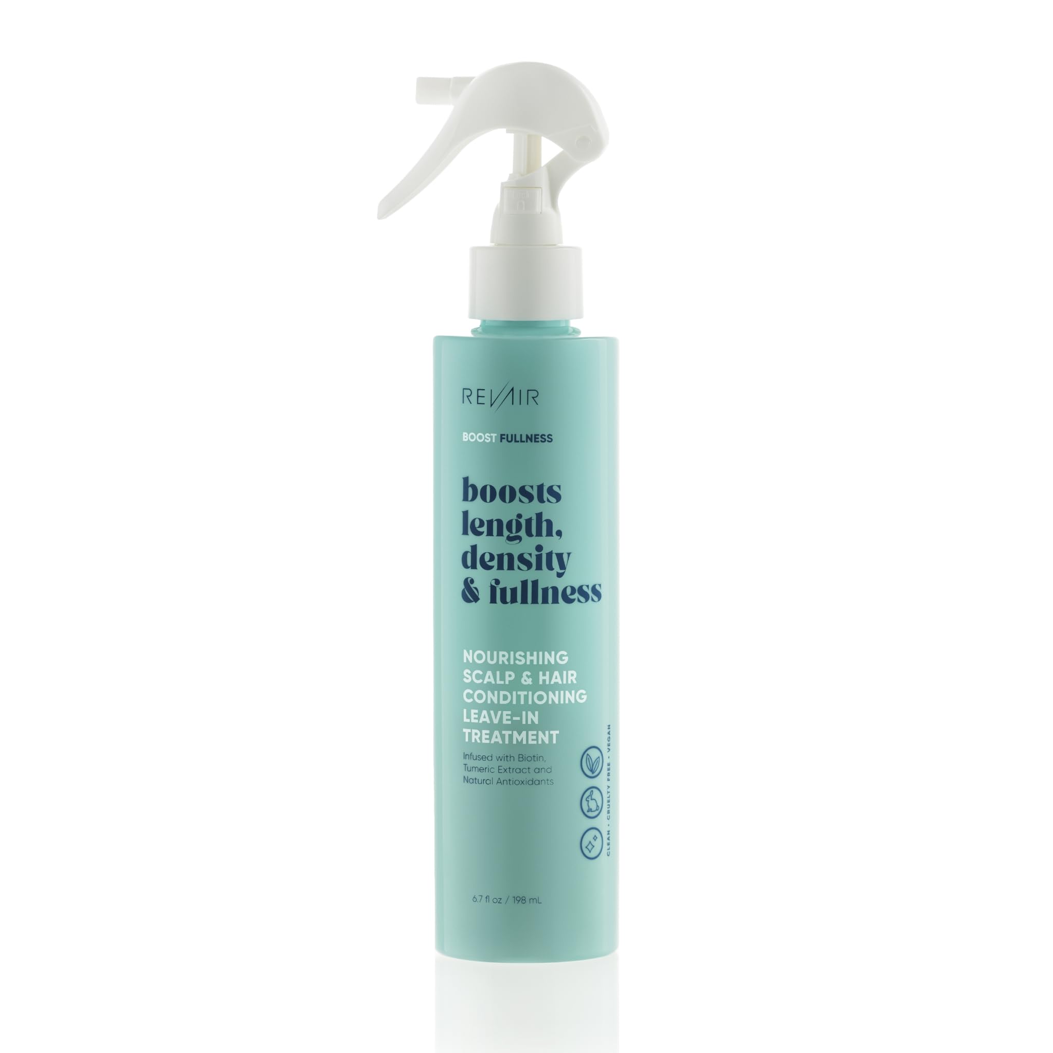 REVAIRNourishing Scalp & Hair Conditioning Leave-In Treatment - Deep Conditioning Leave In Conditioner Spray - Volumizing Leave In Conditioner for Dry Damaged Hair - Vegan & Cruelty-Free (6.7 Fl Oz)