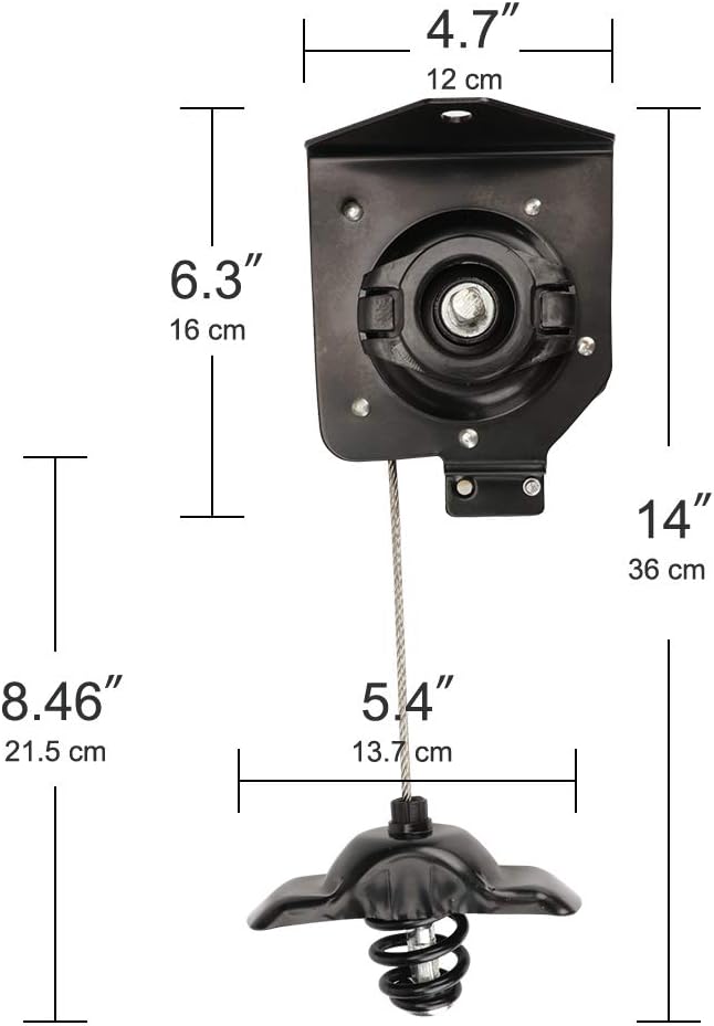Spare Tire Hoist Compatible with Chevy Silverado 1999-2014 GMC Sierra 1500 1999-2014 Spare Tire Winch Carrier - Replaces OEM 20870067 15703311 15866164 924-510