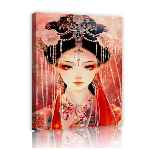 Art mural sur toile style japonais pour decoration de chambre a coucher et grand salon