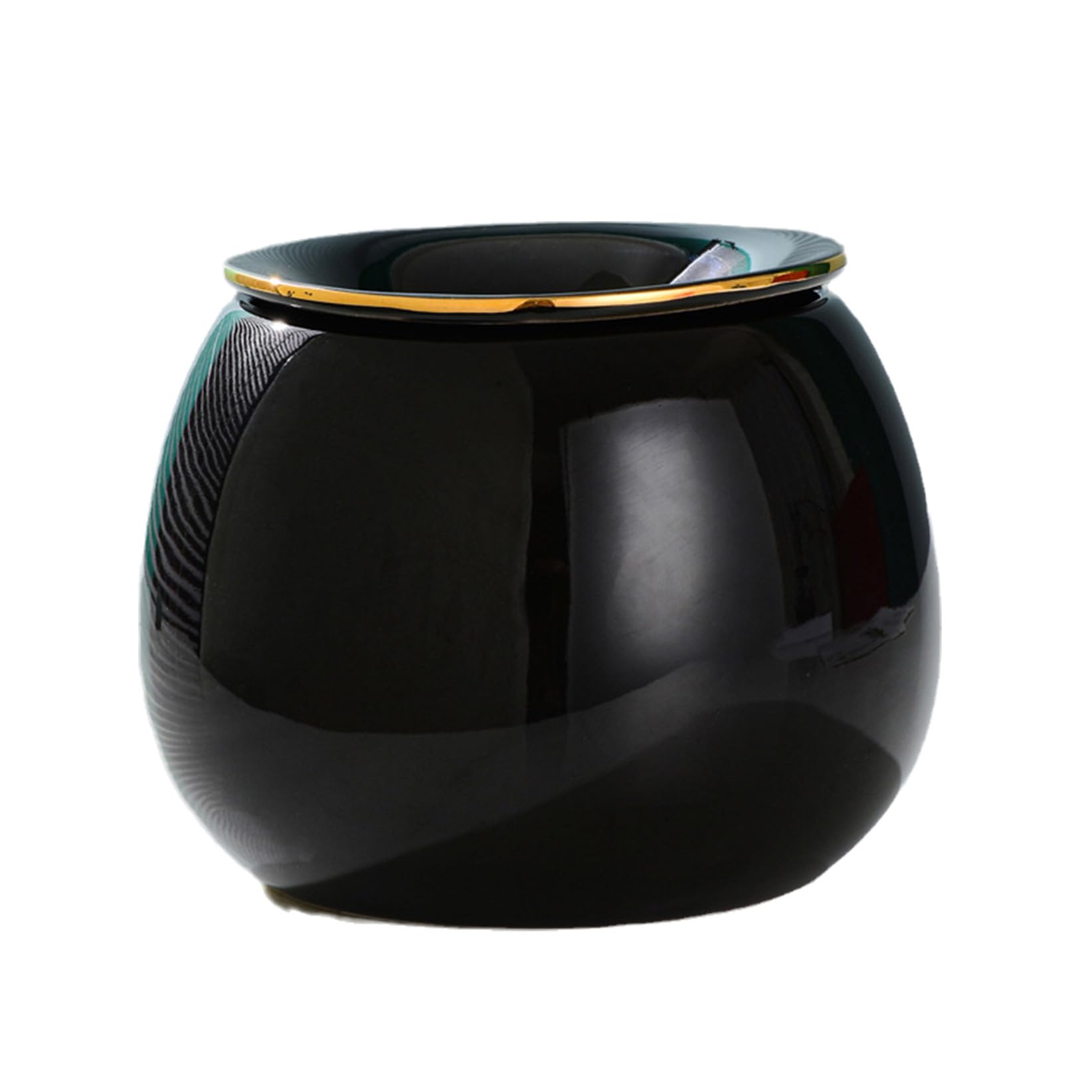 Ashtray Ceramic Outdoor With Lid Home for Cigarettes,Waterproof,Cigar Ash Holder for Smoker,Decorative Smoking Ash Tray for Home