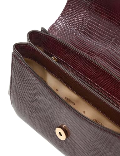 Guess Sac Bandoulière Melinda Triple Comp Burgundy KL993320 - vue 5