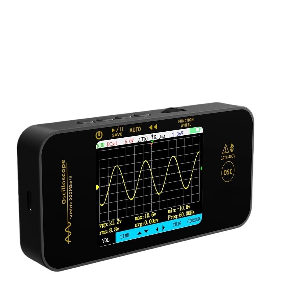 Osciloscopio Portátil 2.8 Pulgadas TFT Canal Único