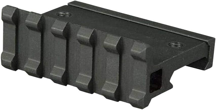 Low Profile Tactical Picatinny/Weaver 90 Degree Angle Pro Mount, 2.16" Long with 5 Slots