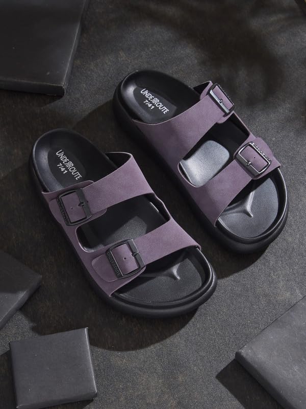 Image of UNDERROUTE mens Underroute Urgh 03 Stylish Durable Soft Footbed Synthetic Casual Sandals for Men Sandal