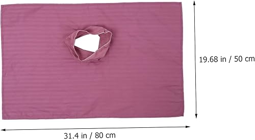 Miniatura 5 de Beavorty Toalla de mesa de masaje, almohadilla facial de masaje, cubierta de descanso facial de masaje, cubierta de almohada facial de spa, cubierta