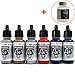 Produktbild Airbrush Farben 6 x 17 ml Cleaner 85 ml Vallejo Model Air Metallic Farben-Set Airbrushfarben