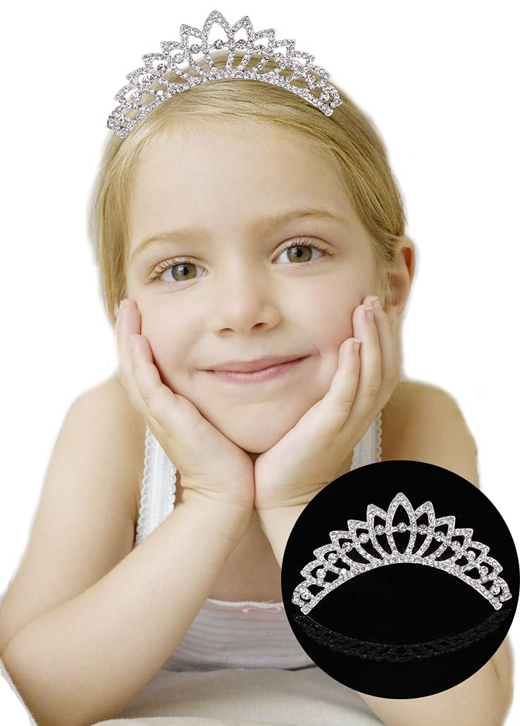 Tiara Corona Di Cristallo Per Matrimoni - Diadema Principessa Con Strass, Regalo Feste - Foto 10