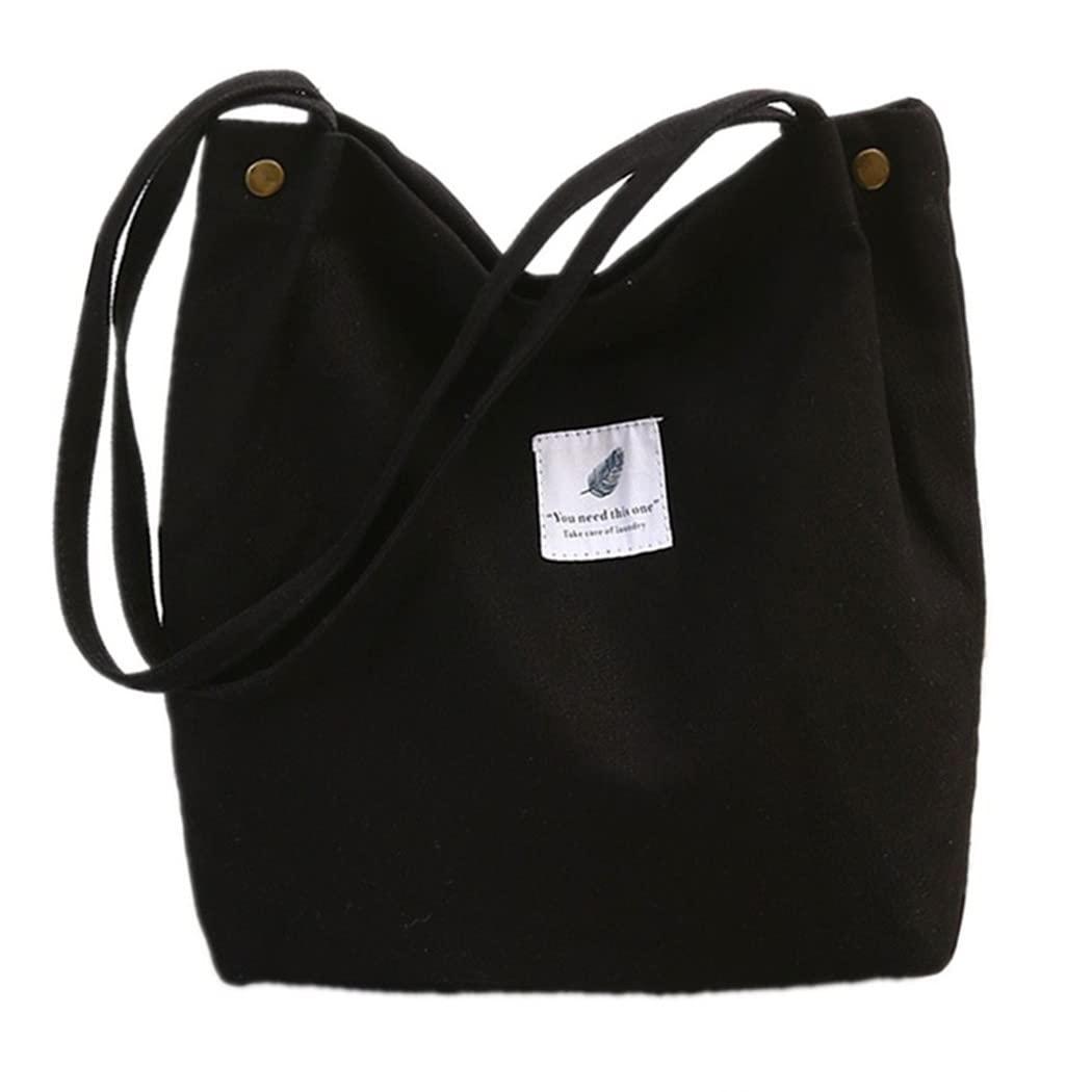 oukesin Borsa a tracolla in tela da donna borsa a tracolla grande capacità turismo scolastico casual