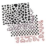 BESTonZON 4 Stück Kunststoff Prägeschablonen für Kartenherstellung Selbstgemacht Prägeordner für Scrapbooking und Fotoalben Wiederverwendbare Prägevorlagen für Papierbasteln