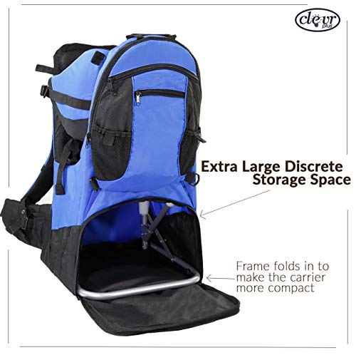 ClevrPlus Deluxe Adjustable Hiking Backpack