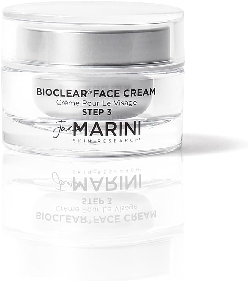 Jan Marini Skin Research Bioclear Face Cream - Face Cream with Glycolic, Salicylic & Azelaic Acid - Skincare Lotion to Support Redness Relief - 1 oz