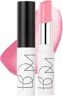 BOM Dewy Lip Balm #03 PURE PINK - Tinted Lip Balm With Moisture, Long Lasting Durability, Natural Finish, Intense Color, Light Comfort, Korean Makeup | K-Beauty