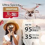 【5-Years Data Recovery】GIGASTONE 32GB 2-Pack Micro SD Card, 4K Camera Pro, Compatible with GoPro, Wyze, Security Camera, Drone, Dash Cam, R/W up to 95/35MB/s MicroSDHC Memory Card UHS-I U3 A2 V30 - Image 2