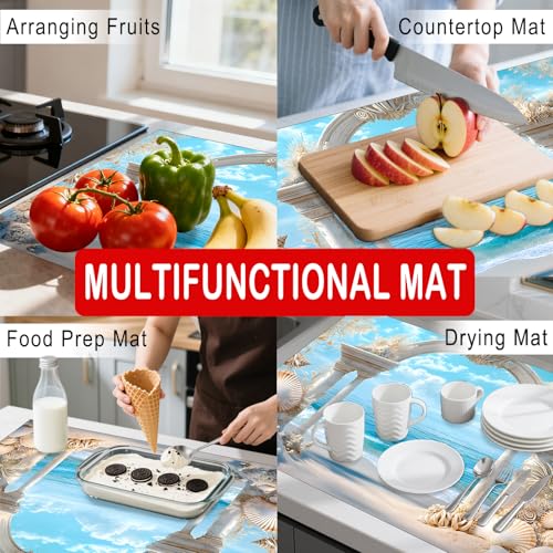 Image of Nuxovilar Stove Top Cover Cooktop Protector 20x28in Polyester Glass