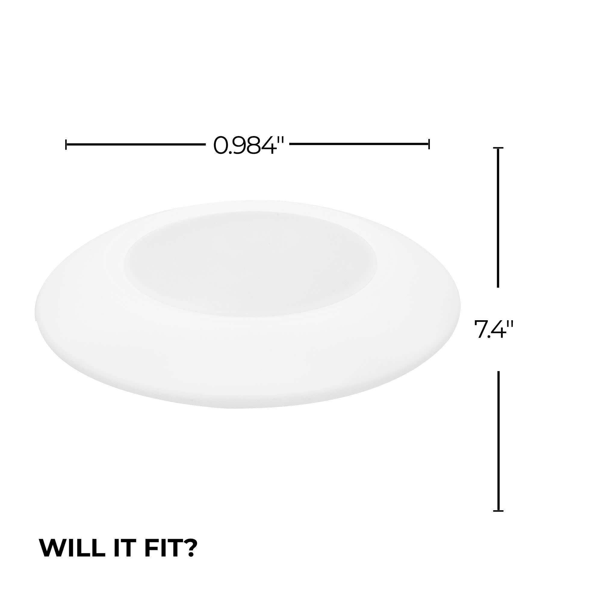 Bulbrite 862882 Selectable Color Temperature Canless Recessed Fixture with 7