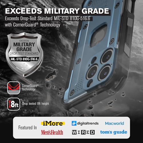 Coque de protection militaire iPhone 16 Pro VENA vArmor anti chute avec support - 3