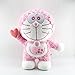 Śliczny różowy kwiat wiśni Doraemon pluszowa zabawka kreskówka Anime Doraemon poduszka wystrój pokoju dla lalek dla dziewczynek/par prezent różowy 25cm