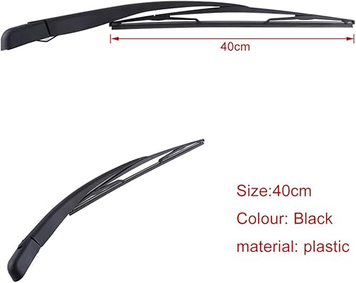 Miniatura 2 de WouND Juego de limpiaparabrisas trasero, para Opel Zafira A 1998 1999 2000-2005 para todas las estaciones de goma natural