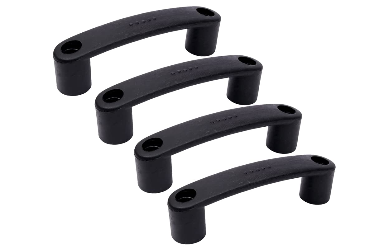 DAMODARAM Plastic Handle for Door, Cabinet, Drawer, Furniture (Pack of 4 PCS, Black) (B0BP6BB2KJ) Amazon Price History, Amazon Price Tracker
